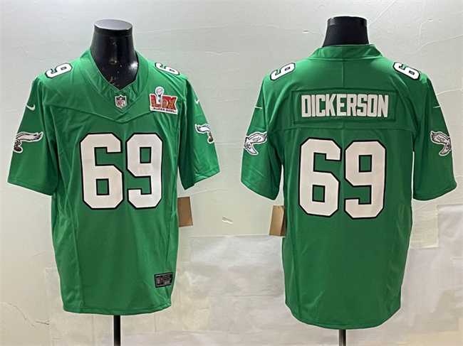 Men's Philadelphia Eagles #69 Landon Dickerson Green 2025 Super Bowl LIX Patch F.U.S.E. Throwback Vapor Untouchable Limited Stitched Jersey Dzhi,We sell and wholesale Men's Philadelphia Eagles #69 Landon Dickerson Green 2025 Super Bowl LIX Patch F.U.S.E. Throwback Vapor Untouchable Limited Stitched Jersey Dzhi on line form chian!